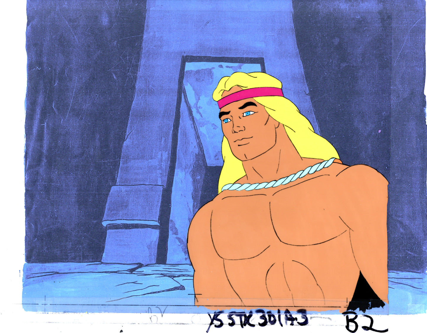 Space Sentinels 1977 Young Hercules Original Animation Cel Filmation b2