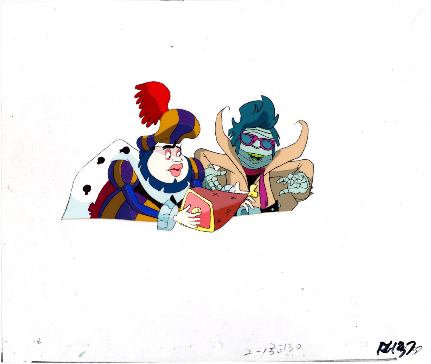 Beetlejuice Hand Painted Original Production Animation Cel and Background from Nelvana 1989 to 1991 137