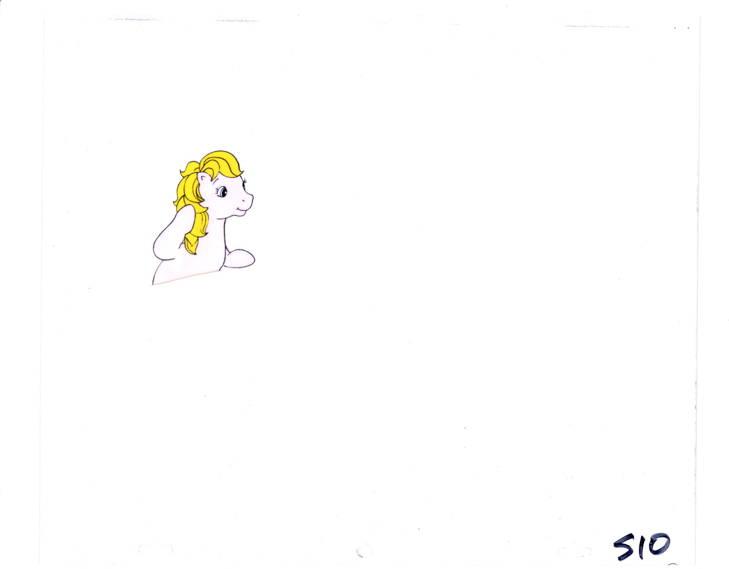 My Little Pony Pink Original Production Animation Cel and Drawing from Marvel 10