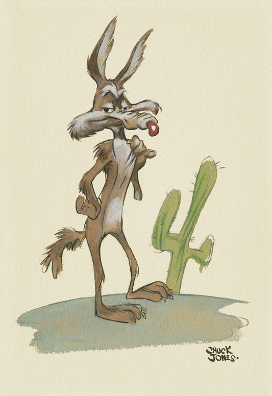 Chuck Jones Wile E Coyote Linda at 15 Giclee Print Warner Bros Limited Edition of 75