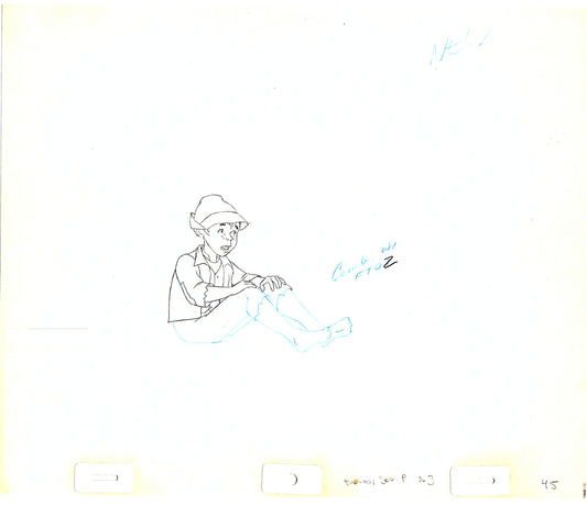 1982 Heidi's Song Peter Production Animation Cel Drawing Hanna Barbera m16