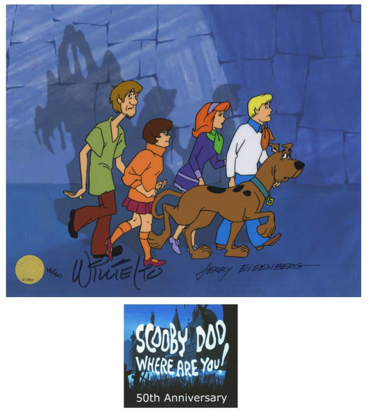 Scooby Doo 50th Anniversary Limited Edition cel of 50 Signed by Willie Ito Jerry Eisenberg LONG SOLD OUT