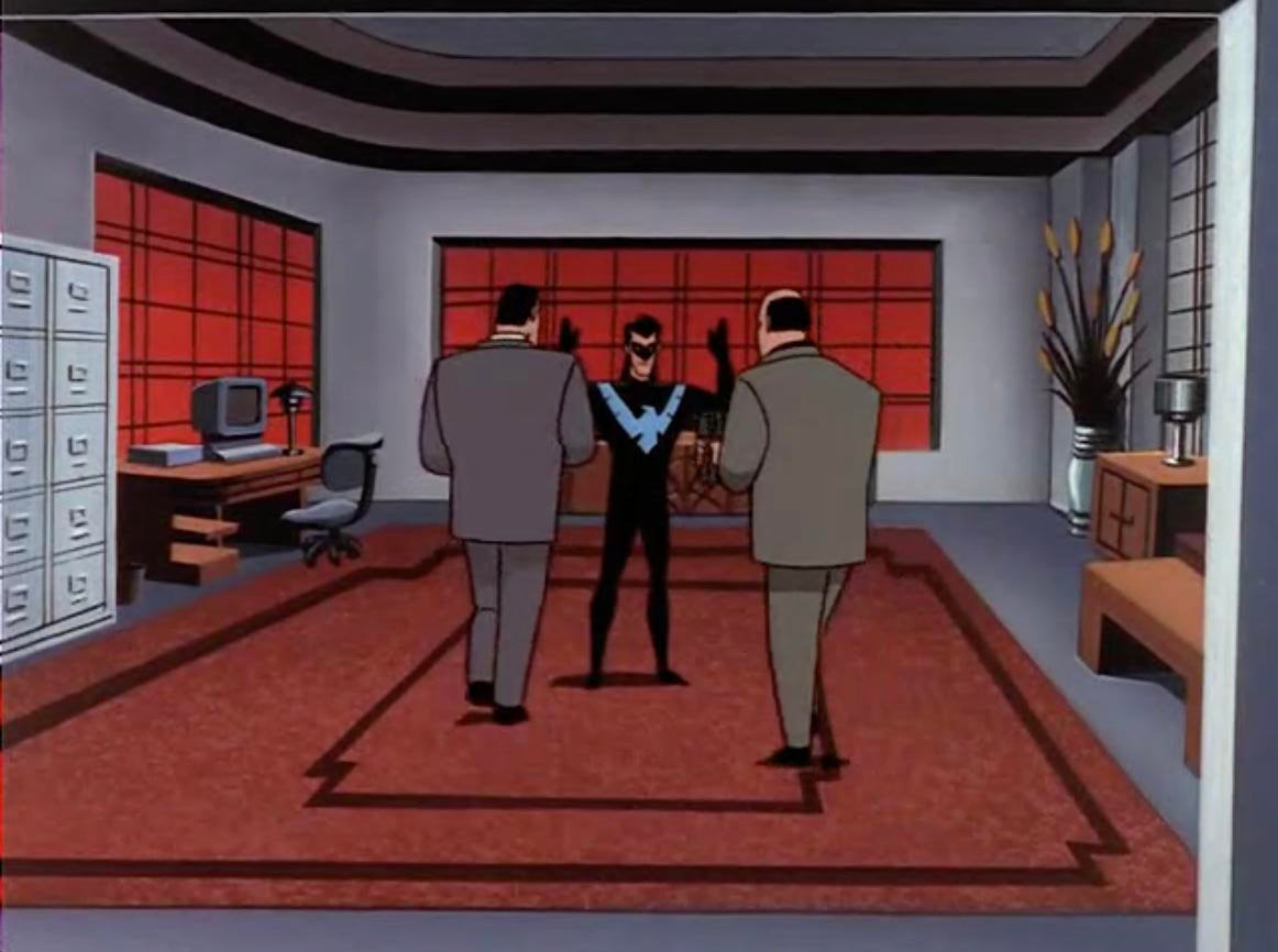 Batman The Animated Series Animation Production Background Warner Brothers