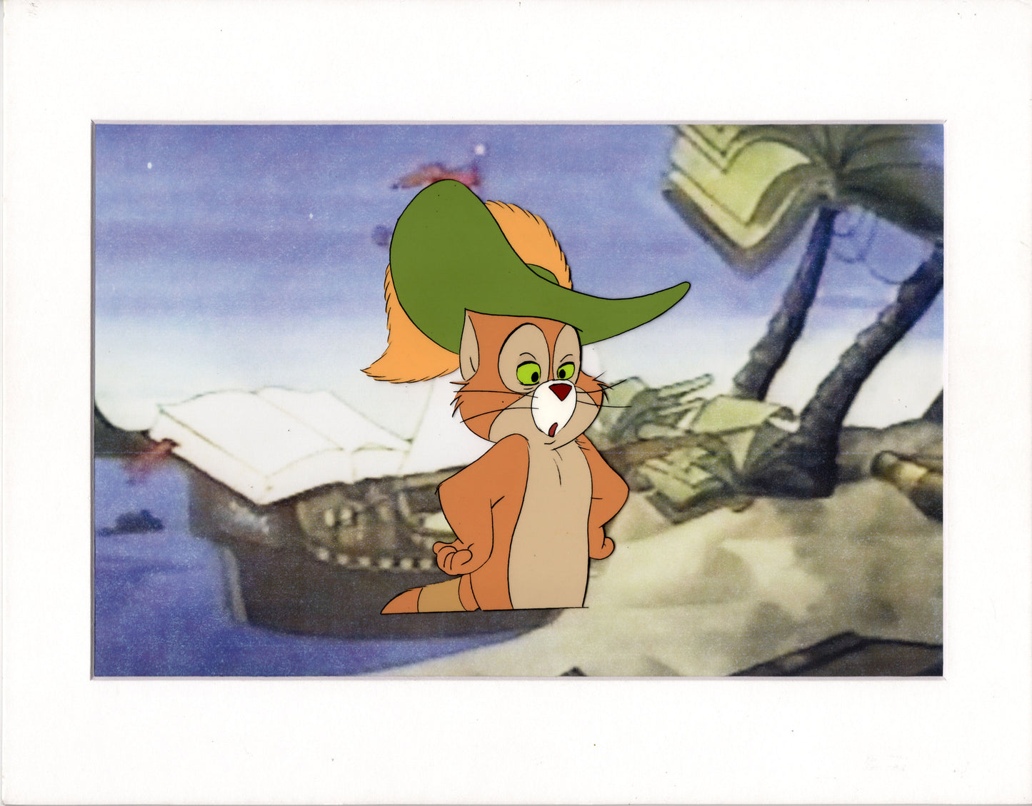 Cap'n O G Readmore Lickety Page Animation Cel and Drawing from Reinert 1980s 4