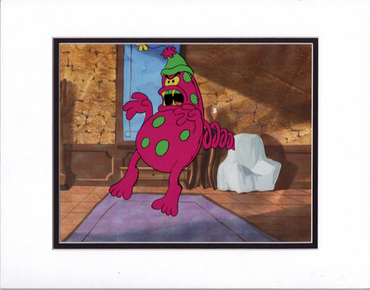 Smurfs 1985 Animation Production Cel Hanna Barbera sp