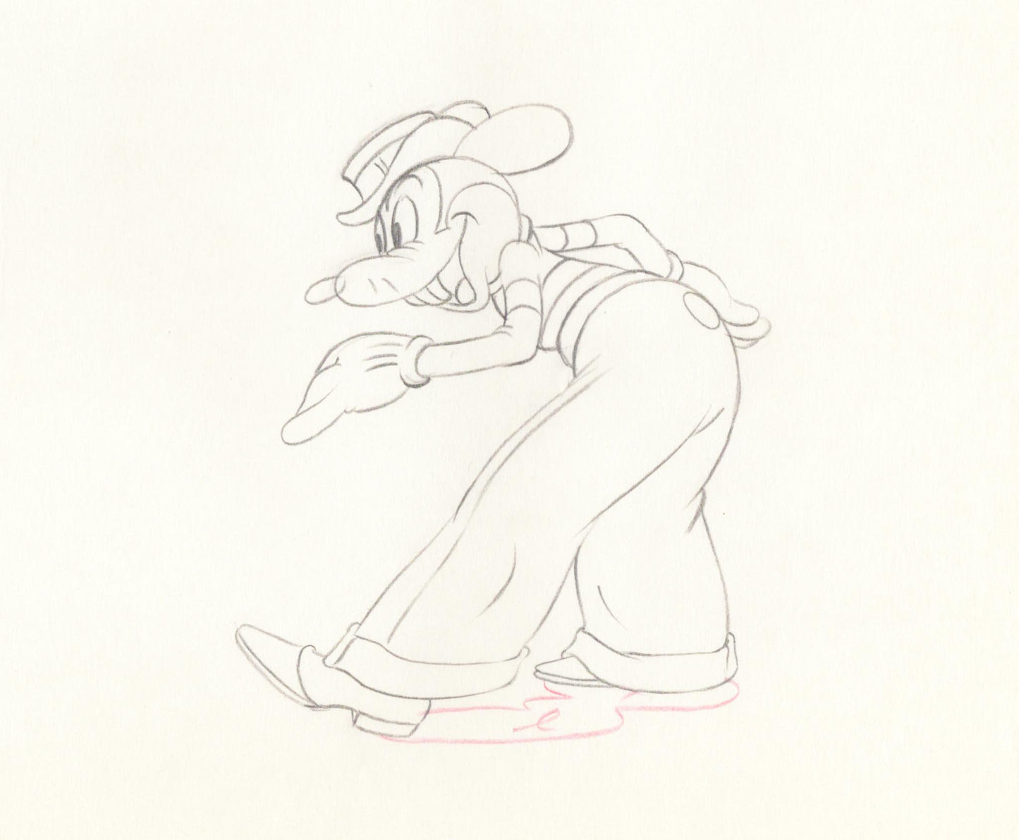 1936 Mortimer Mouse Original Production Animation Cel Drawing from Disney Mickeys Rival 162