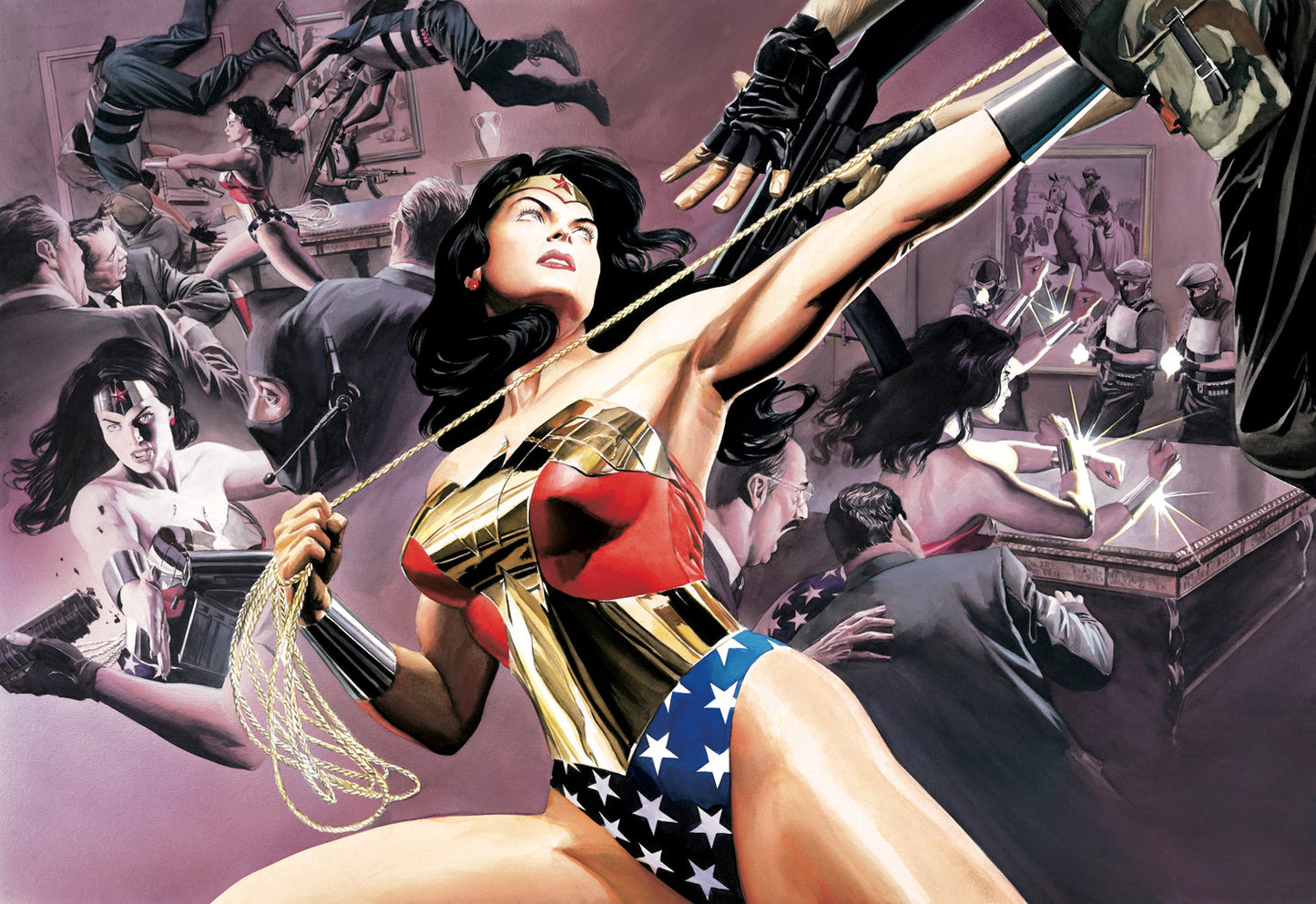 Alex Ross SIGNED Wonder Woman Defender of Truth Giclee Print on Paper Limited Edition of 15 - Artist Proof Edition
