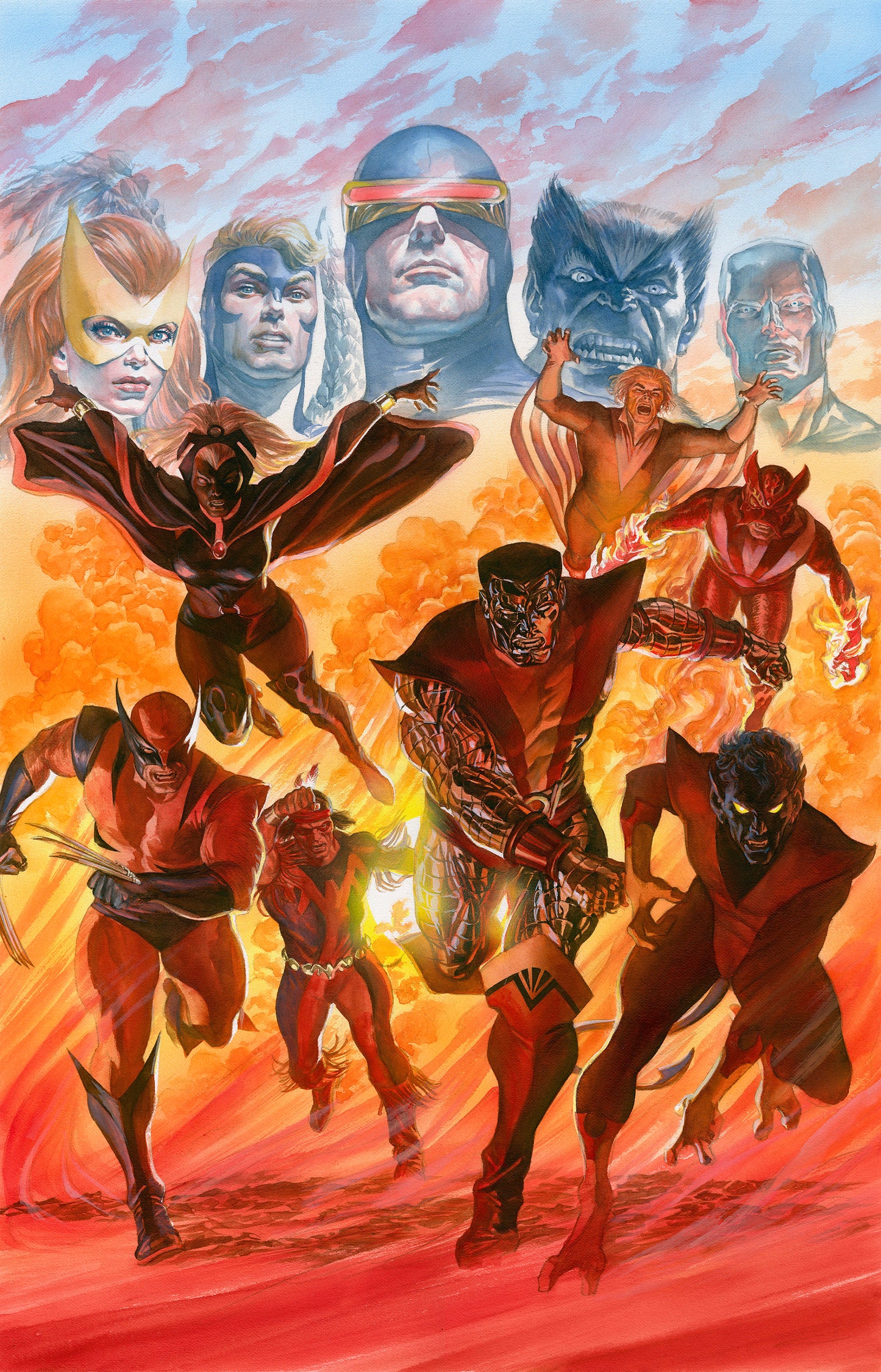 Alex Ross SIGNED X-Men Tribute NYCC 2020 Exclusive Fine Art Print on Paper Limited Edition of 35 Printers Proof Version