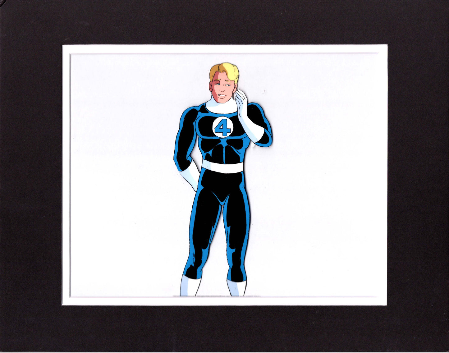 Fantastic Four Johnny Storm Original Production cel and drawing 1994 Marvel 9