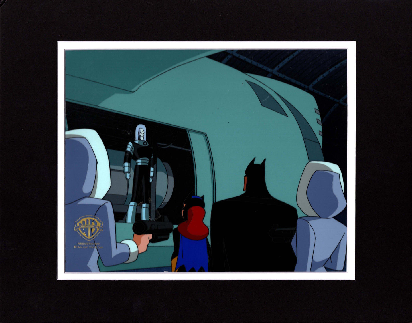 Batman the Animated Series BTAS Master Setup with Cels and Background featuring Mr Freeze from Warner Bros DC 1997 7