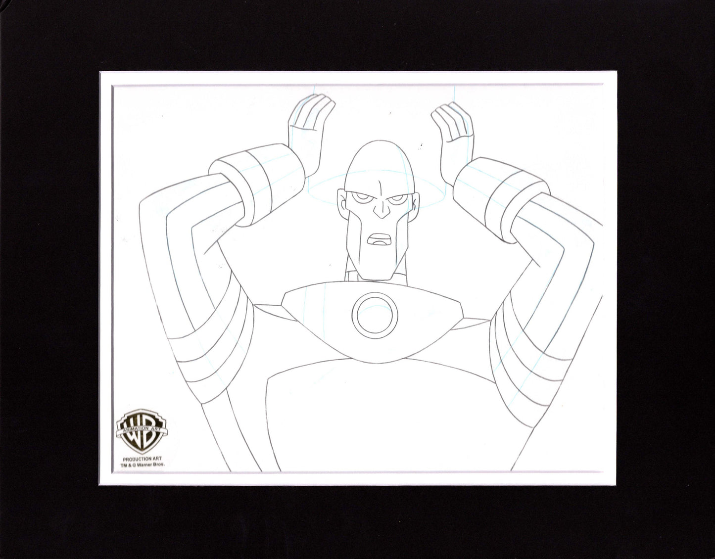 Batman the Animated Series BTAS Production Cel Drawing of Mr. Freeze from Warner Brothers DC 11