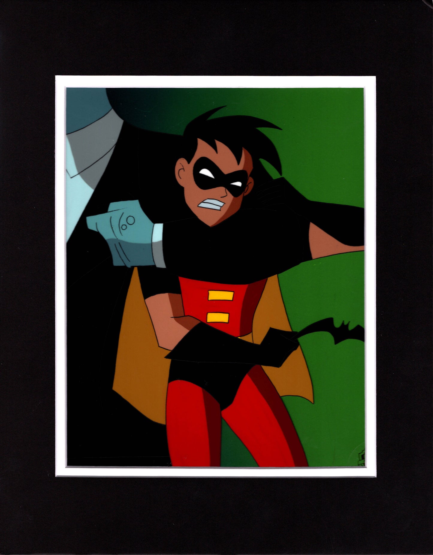 Batman the Animated Series BTAS Cels and Background featuring Robin from Warner Bros DC 1997
