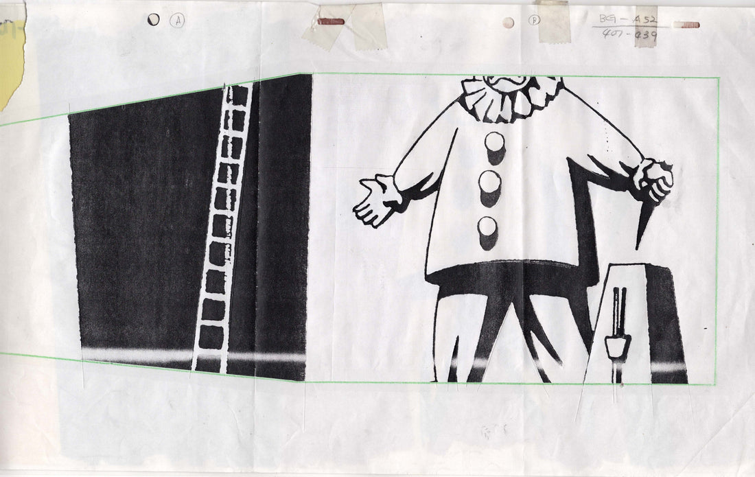 Batman The Animated Series Animation PAN Production Background with Co ...