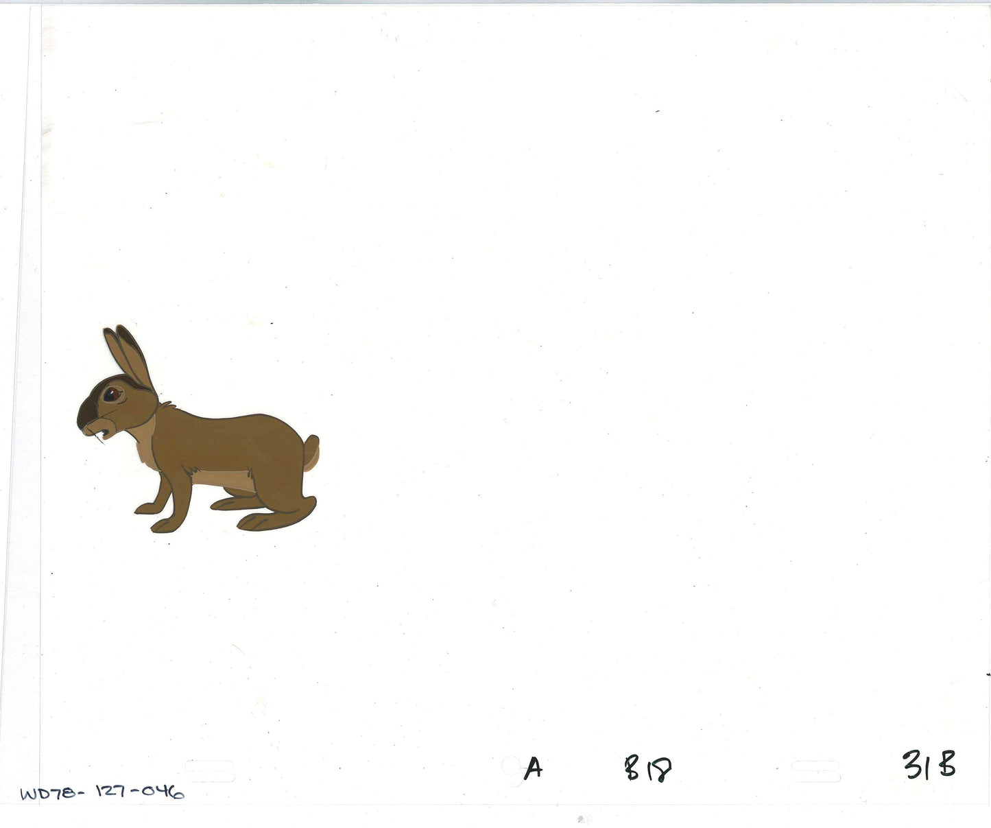 Watership Down 1978 Original Production Animation Cel with LJE Seal and COA 27-46