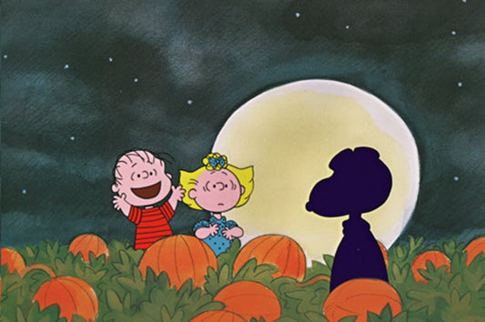 PEANUTS The Great Pumpkin Rises Linus and Sally Limited Edition of 150 Animation Cel Signed by Bill Melendez mlc11