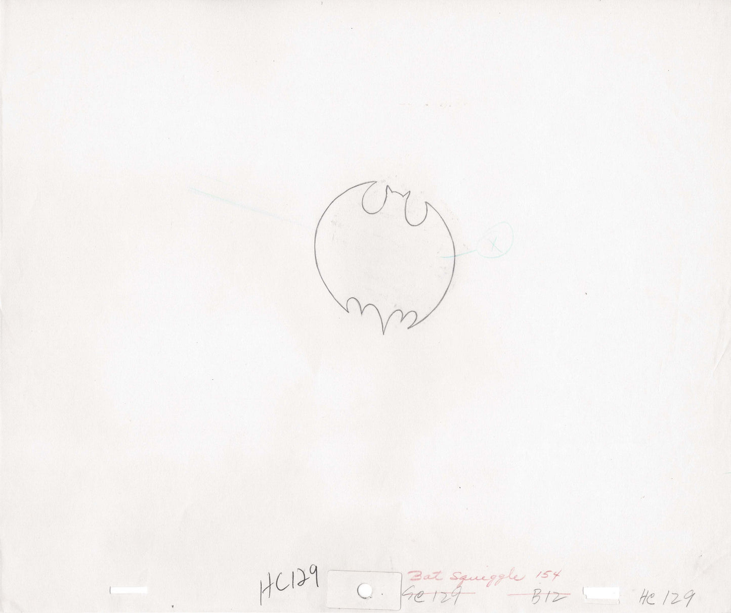 Batman 1977 New Adventures Original Production Cel and Drawing Filmation sq