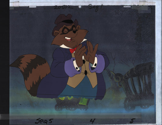 Pinocchio and the Emperor of the Night production animation cel Filmation bg23