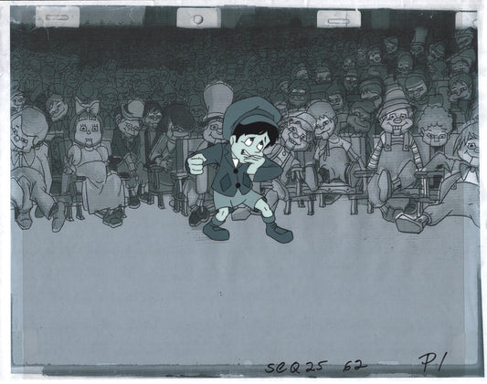 Pinocchio and the Emperor of the Night production animation cel Filmation p1