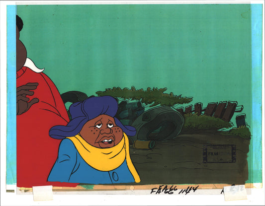 Fat Albert & the Gang Russell Production animation Cel Filmation 1972-75 r12