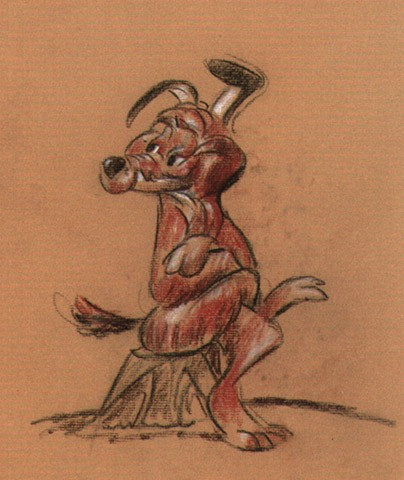 Chuck Jones Charlie Dog Warner Brothers Giclee Limited Edition of 120 on Paper from the Character Portfolio Series