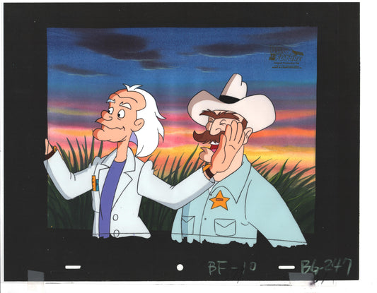 Back to the Future Original Production Animation Cel Universal Cartoon 1991-2 247