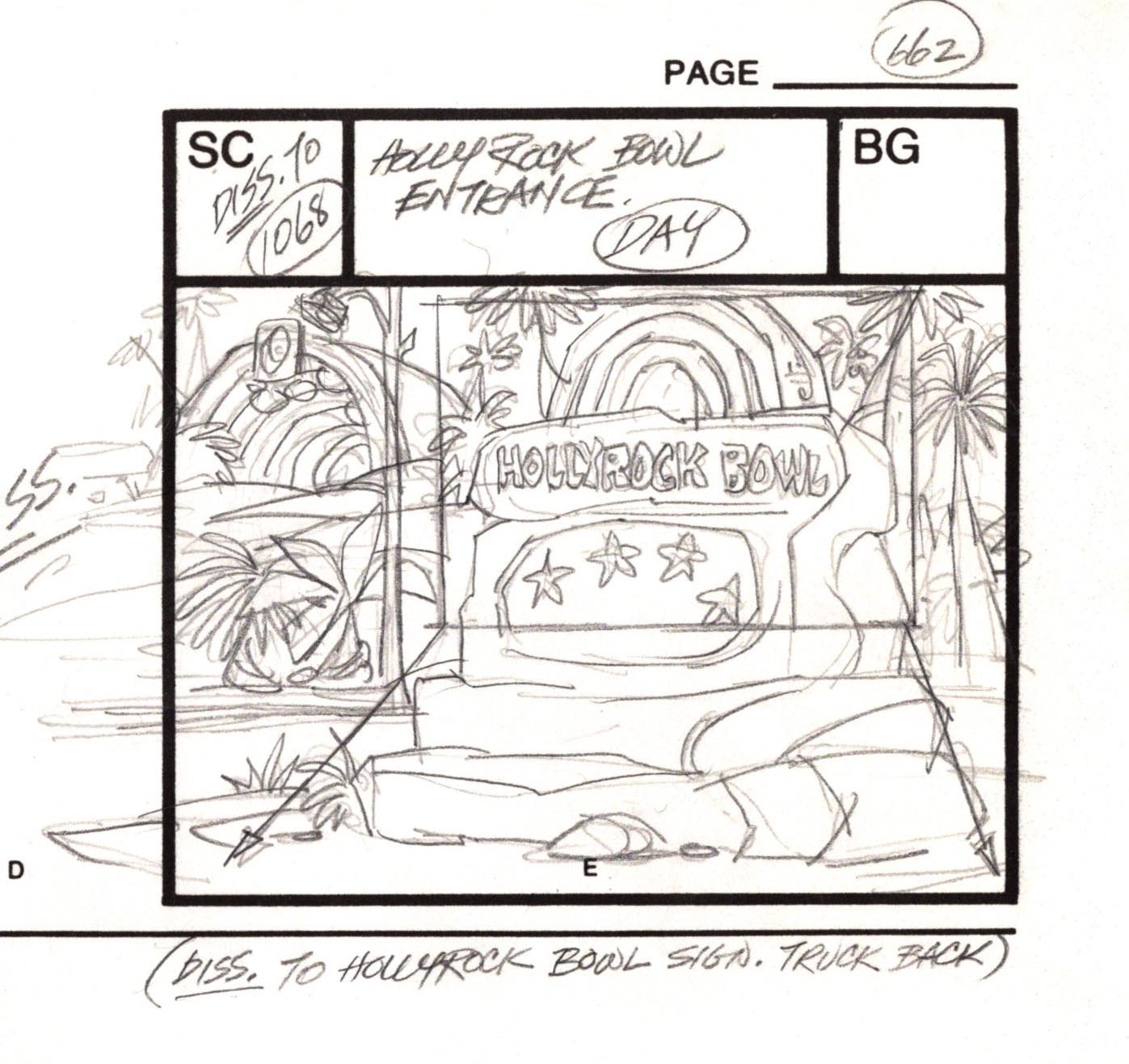 Flintstones Hollyrock-a-Bye Baby Animation Storyboard from Hanna Barbera Signed by Bob Singer 1993 662