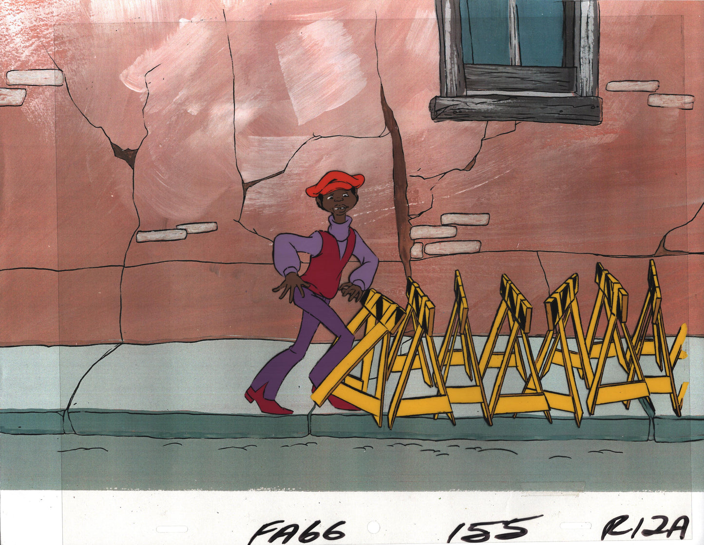 Fat Albert & the Gang Rudy Production animation Cel Filmation 1972-75 r12a