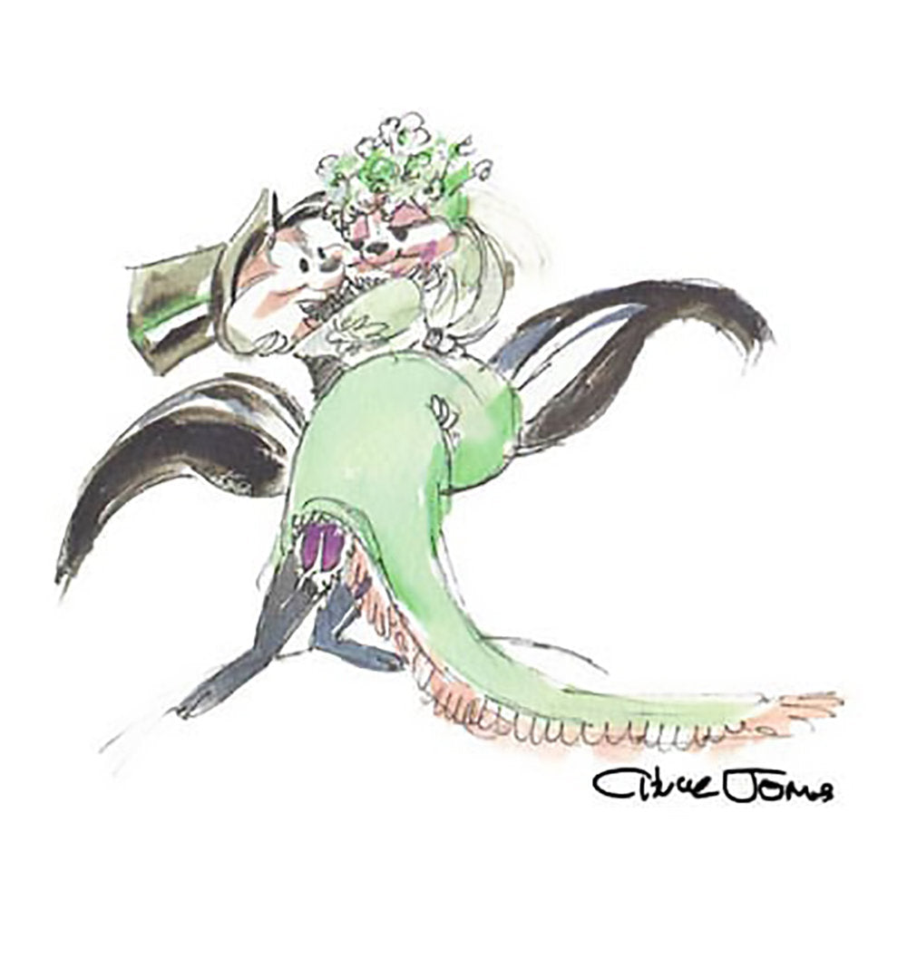 Chuck Jones Aromantic with Pepe Le Pew Warner Brothers Giclee on Paper Limited Edition of 750