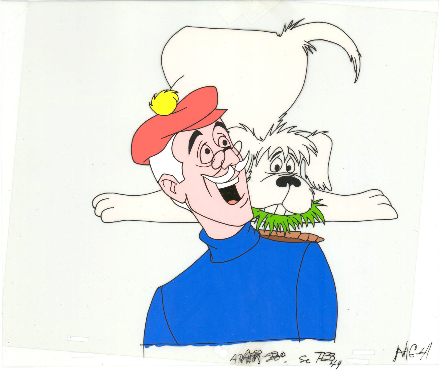 Archie Production Animation Art Cel Setup from Filmation 1968-1969 b2002