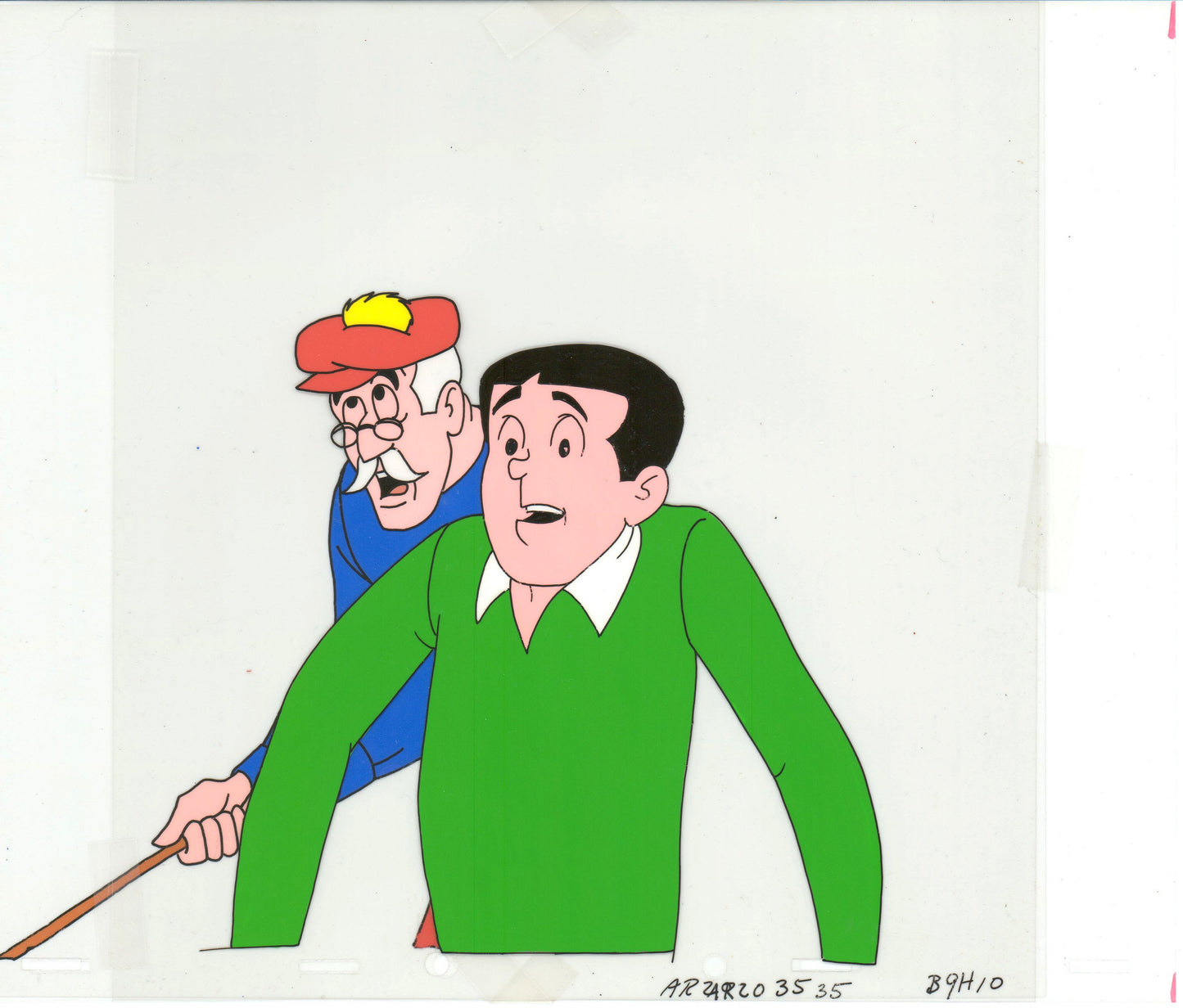 Archie Production Animation Art Cel Setup from Filmation 1968-1969 b2013
