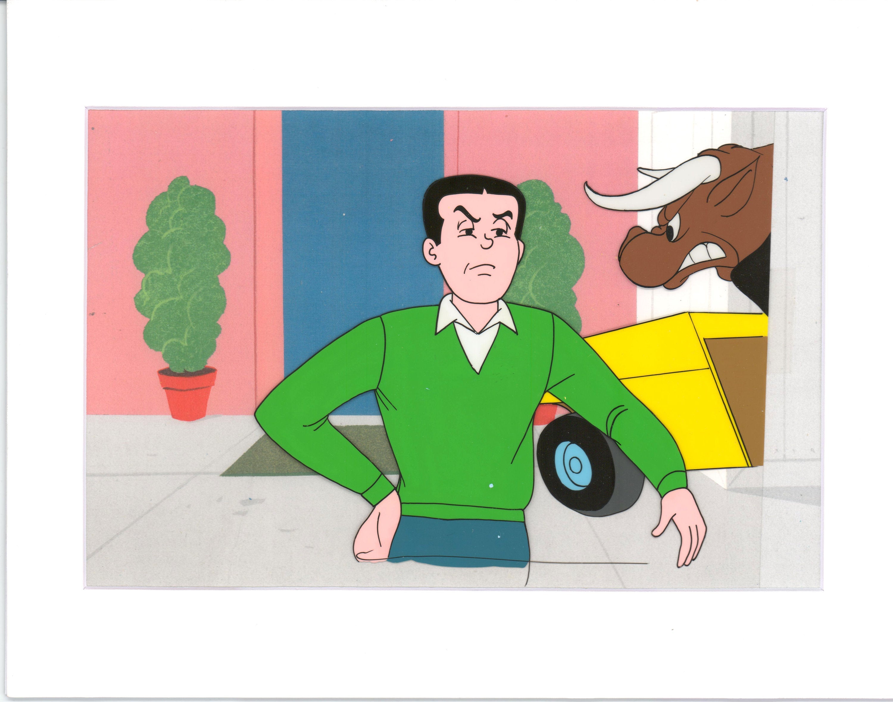 Archie Fimation Archie Production Animation Art Cel Setup from Filmation 1968-1969 b20 ...
