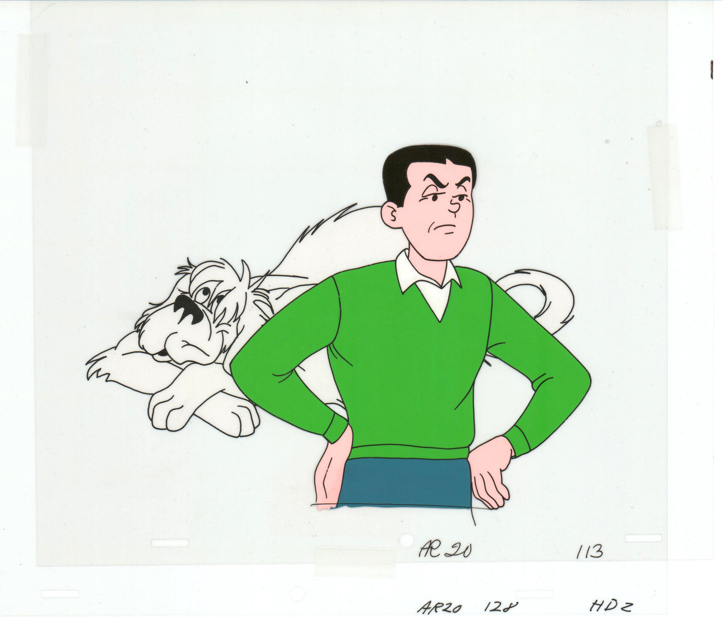 Archie Production Animation Art Cel Setup from Filmation 1968-1969 b2016