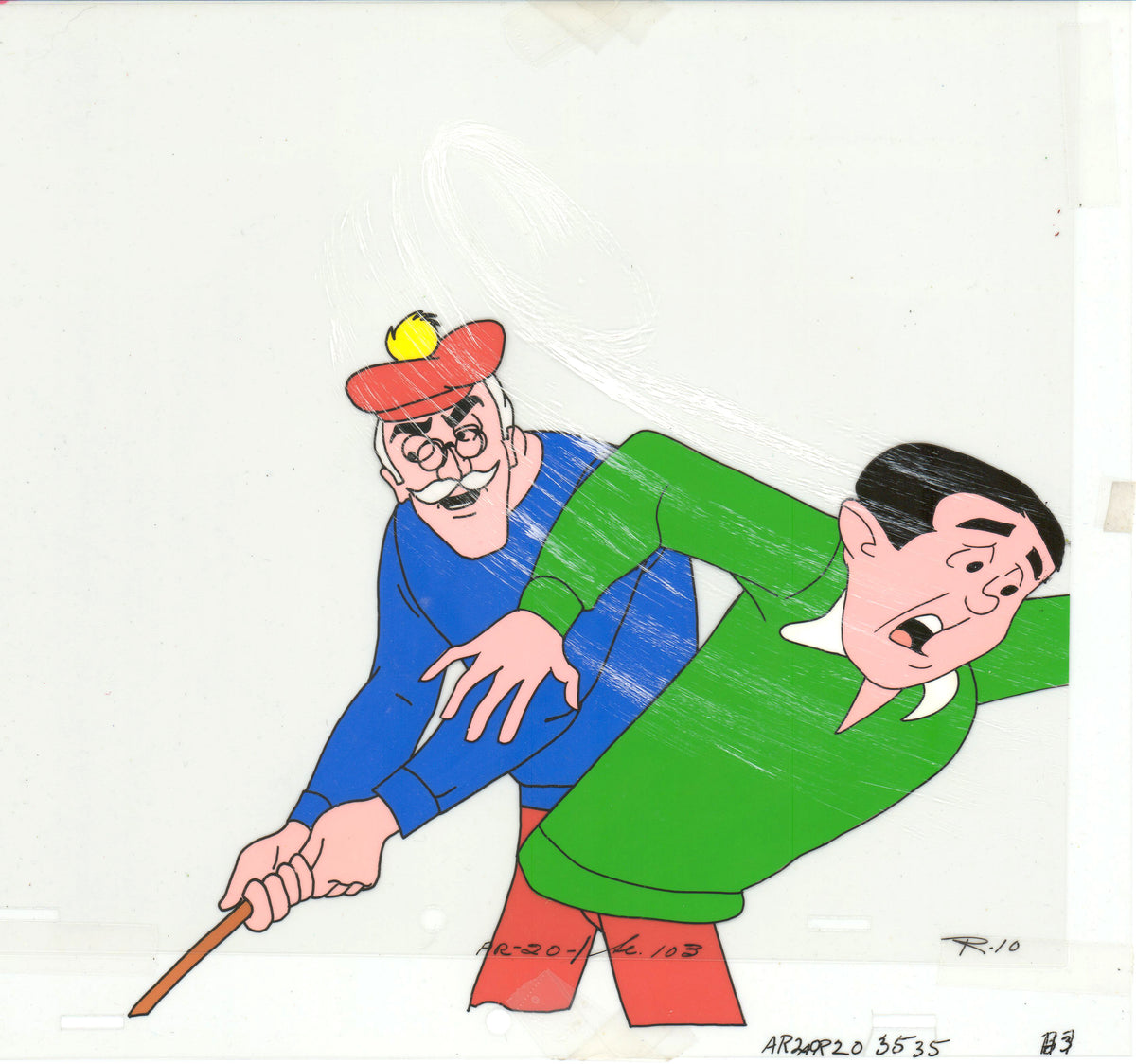 Archie Fimation Archie Production Animation Art Cel Setup from Filmation 1968-1969 b20 ...