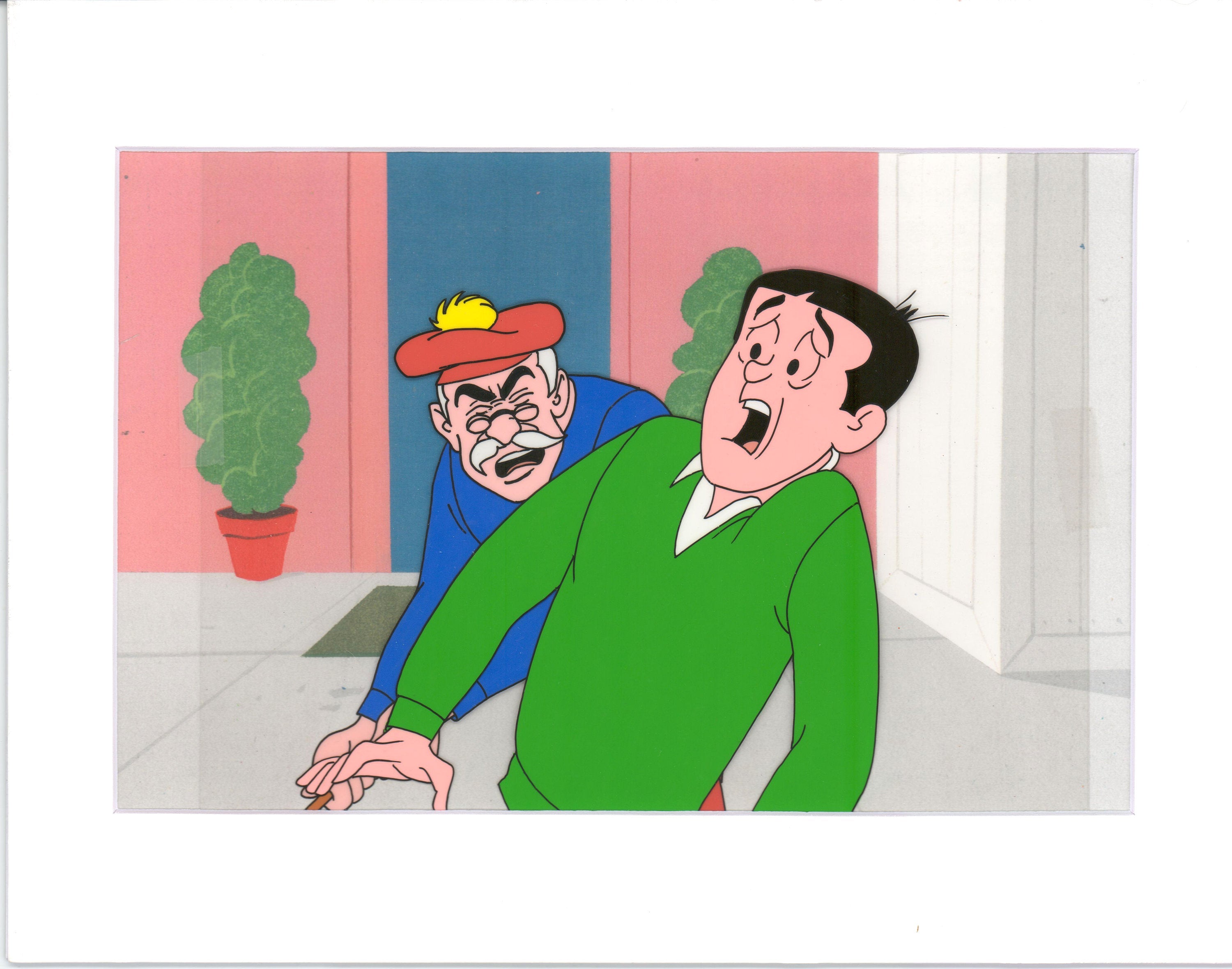 Archie Mcleod Archie Production Animation Art Cel Setup from Filmation 1968-1969 b20 ...
