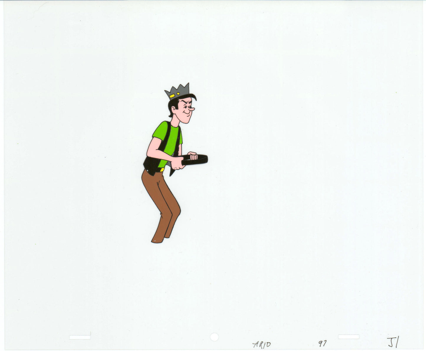 Archie Production Animation Art Cel Setup from Filmation 1968-1969 b2035