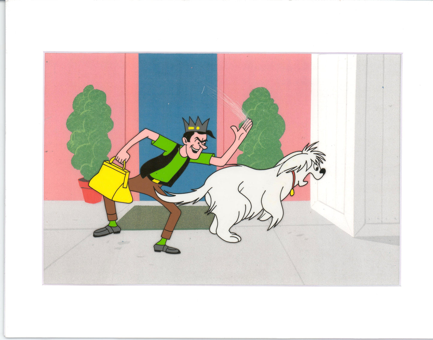 Archie Production Animation Art Cel Setup from Filmation 1968-1969 b2069