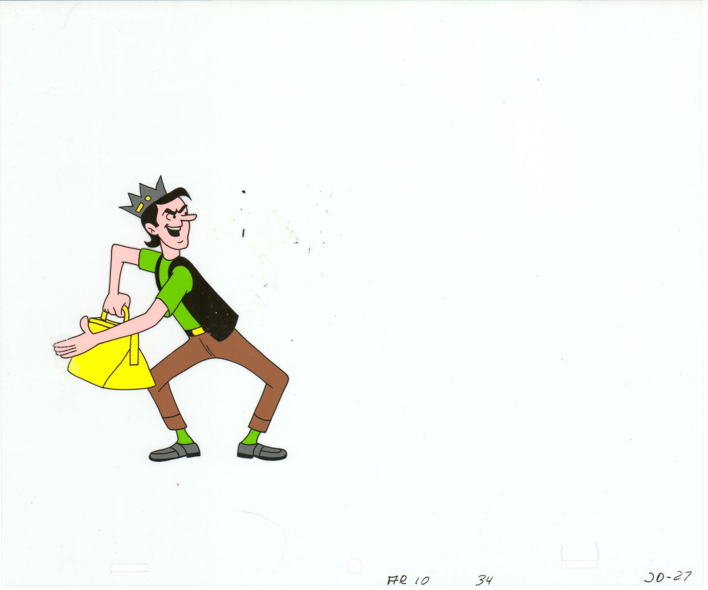 Archie Production Animation Art Cel Setup from Filmation 1968-1969 b2076