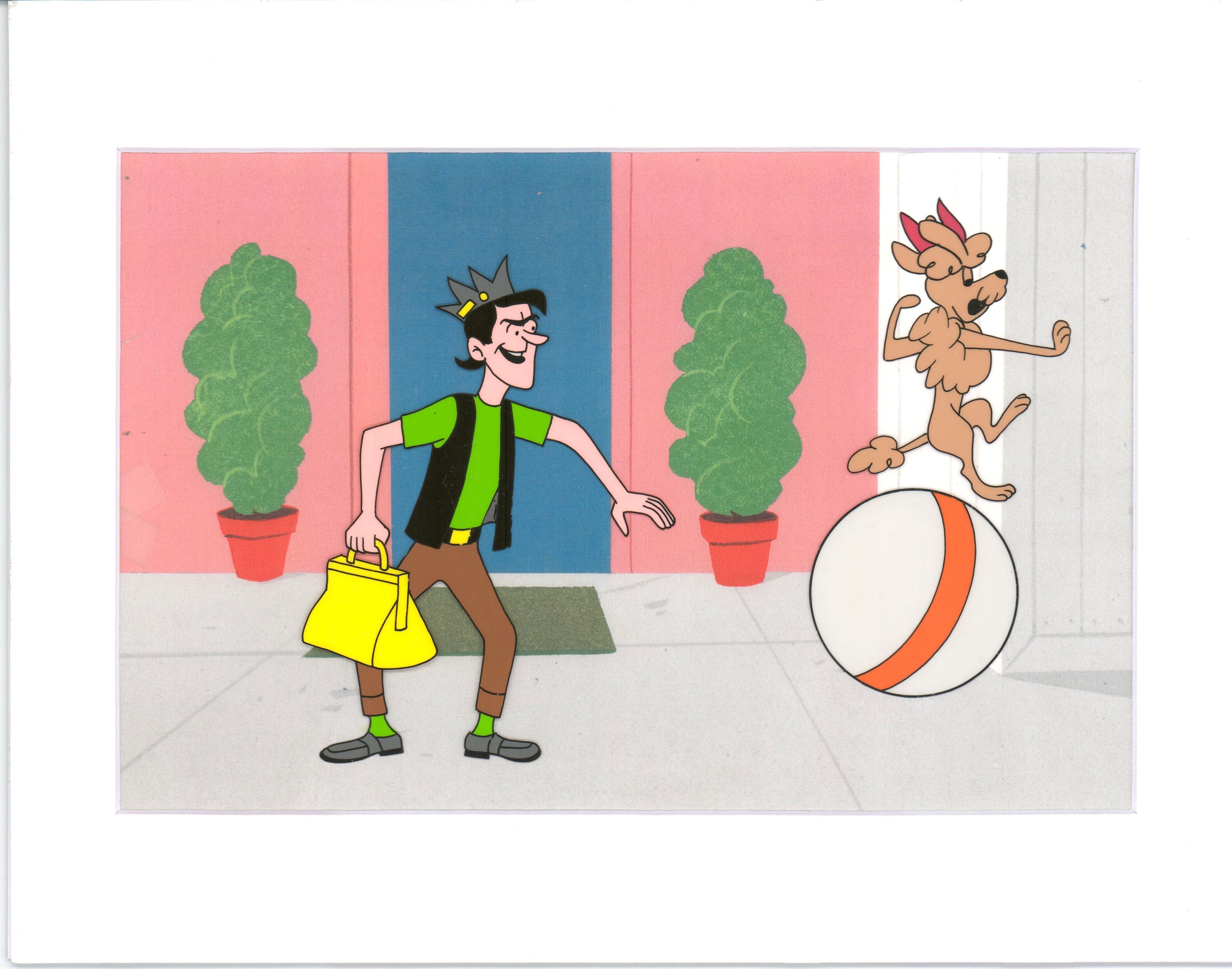 Archie Fimation Archie Production Animation Art Cel Setup from Filmation 1968-1969 b20 ...