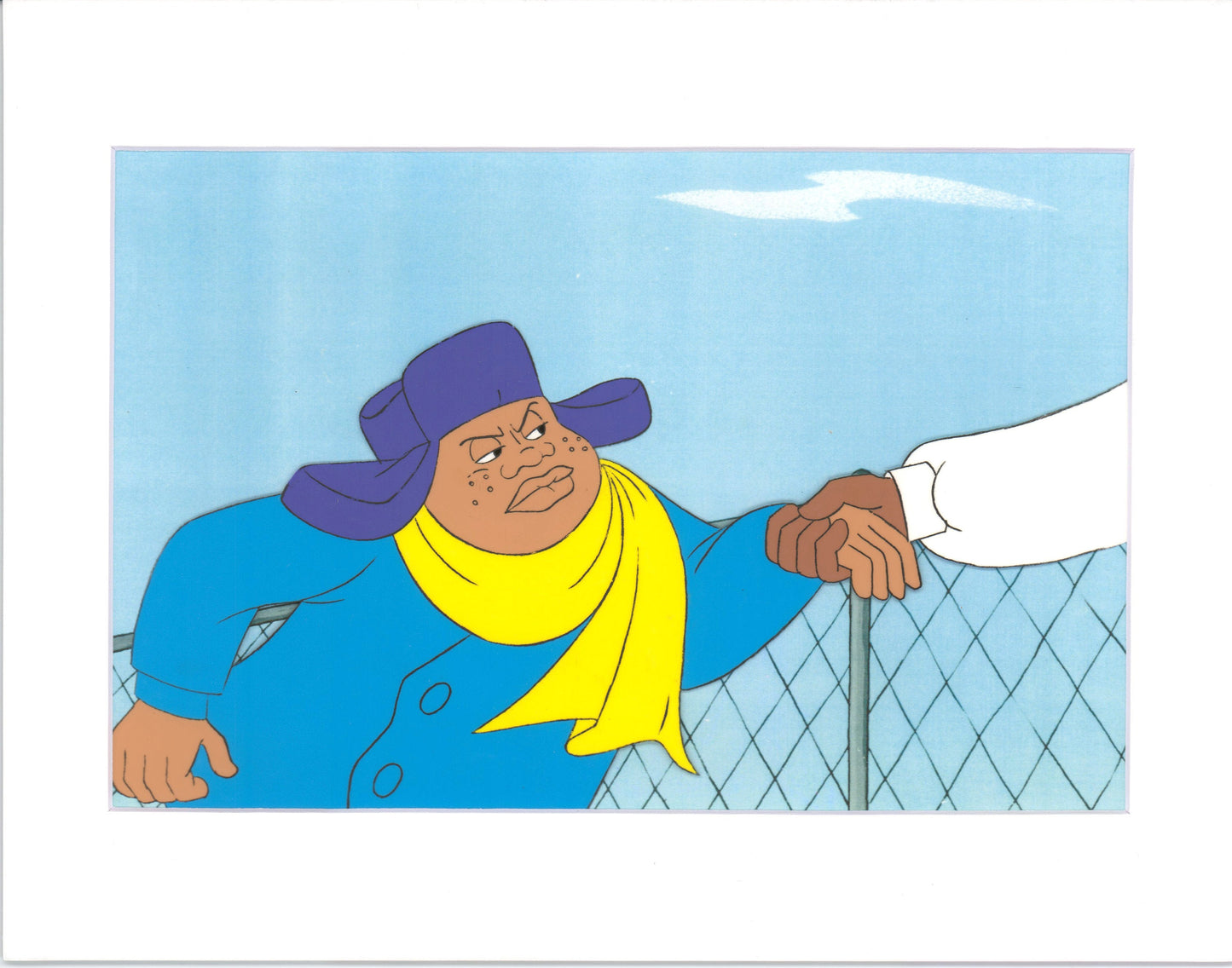 Fat Albert & the Gang Production Animation Cel Used to Make the Filmation Cartoon 1972-75 b2009