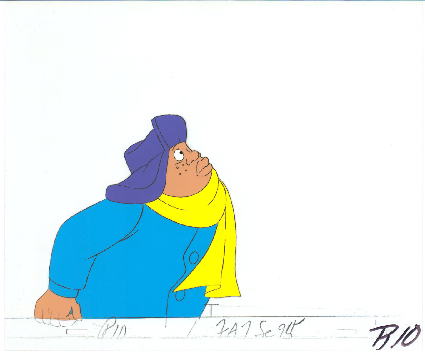Fat Albert & the Gang Production Animation Cel Used to Make the Filmation Cartoon 1972-75 b2015