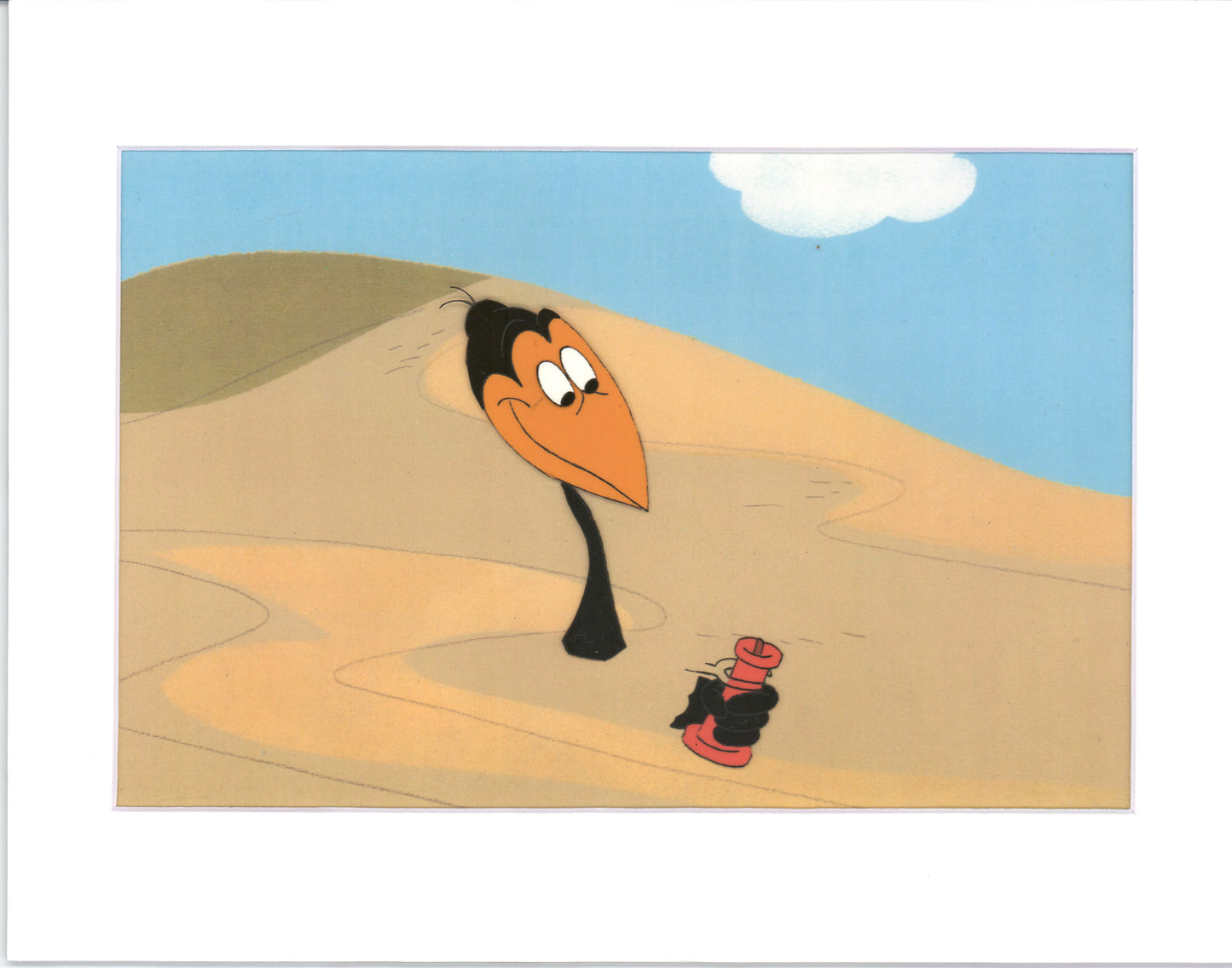 Heckle and Jeckle Production Animation Cel Setup from Filmation 1979 b2002