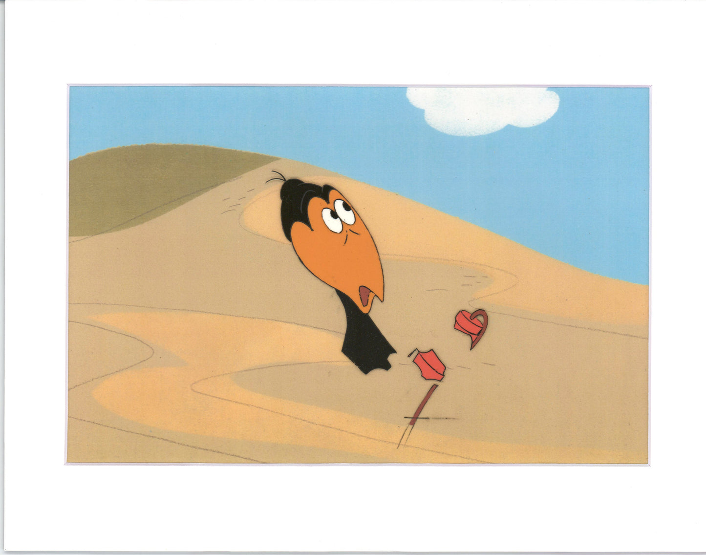 Heckle and Jeckle Production Animation Cel Setup from Filmation 1979 b2005