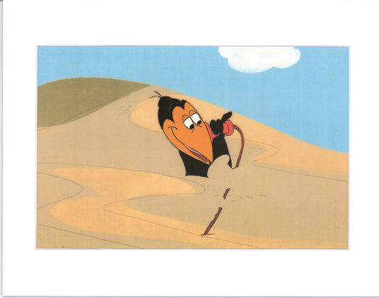 Heckle and Jeckle Production Animation Cel Setup from Filmation 1979 b2007