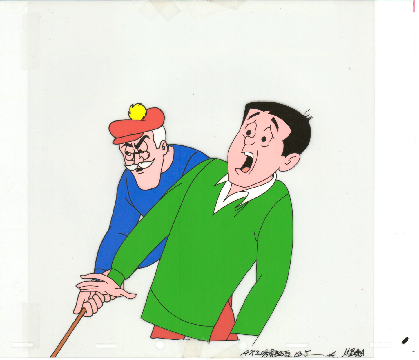 Archie Production Animation Art Cel Setup from Filmation 1968-1969 b2008