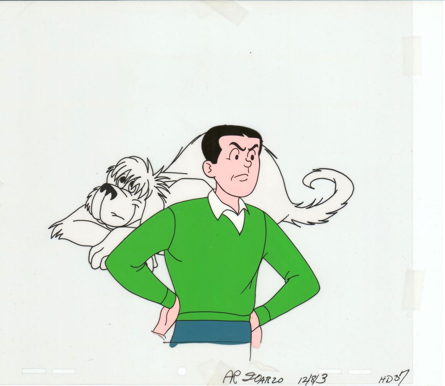 Archie Production Animation Art Cel Setup from Filmation 1968-1969 b2011