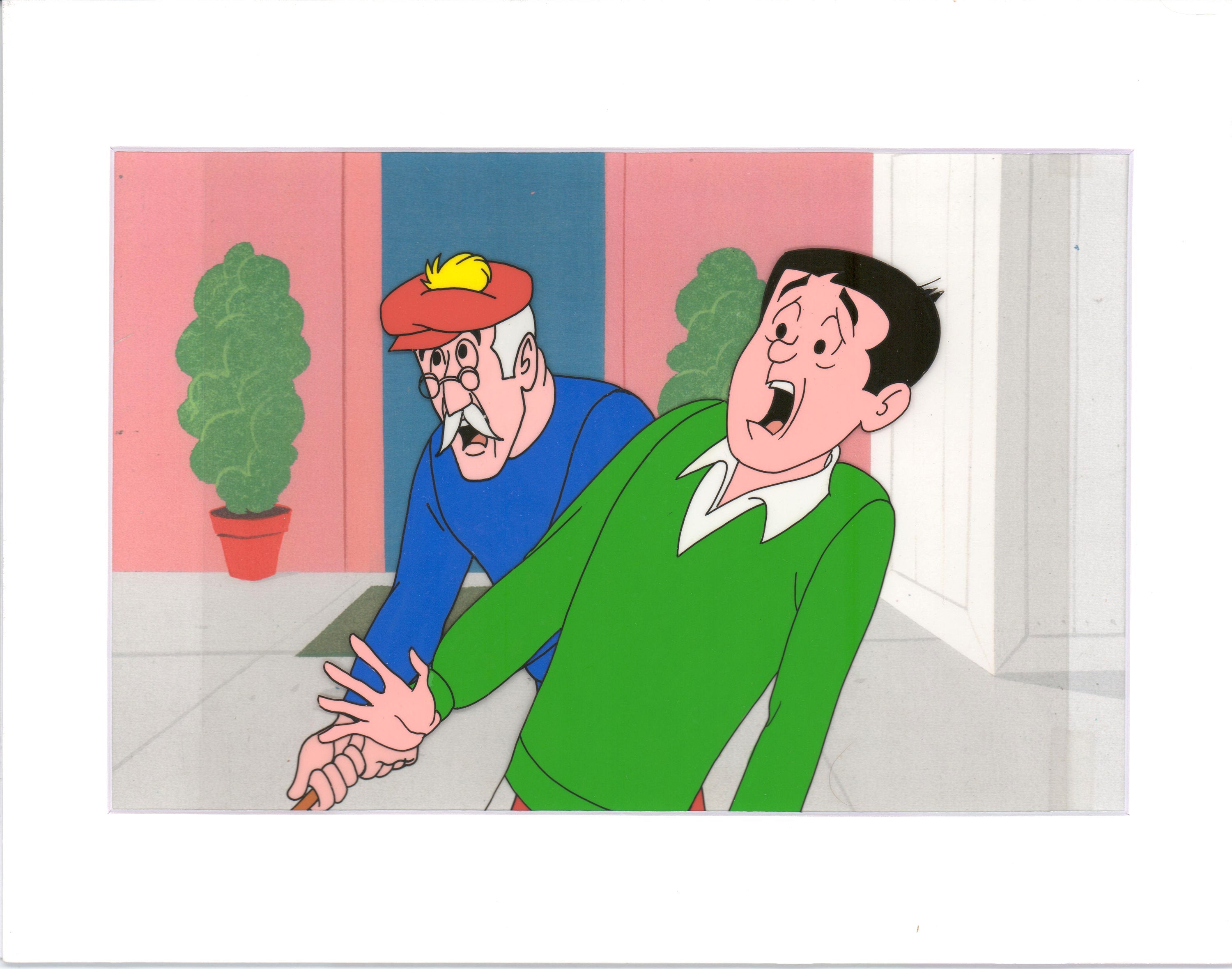 Archie Mcleod Archie Production Animation Art Cel Setup from Filmation 1968-1969 b20 ...