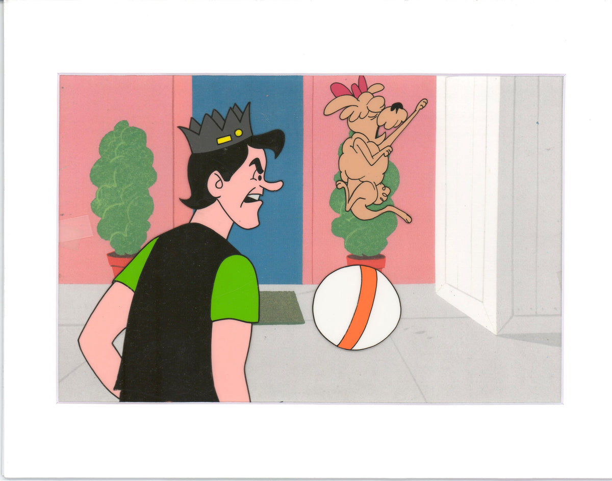 Archie Fimation Archie Production Animation Art Cel Setup from Filmation 1968-1969 b20 ...