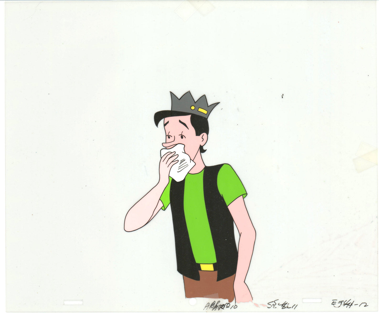 Archie Production Animation Art Cel Setup from Filmation 1968-1969 b2045