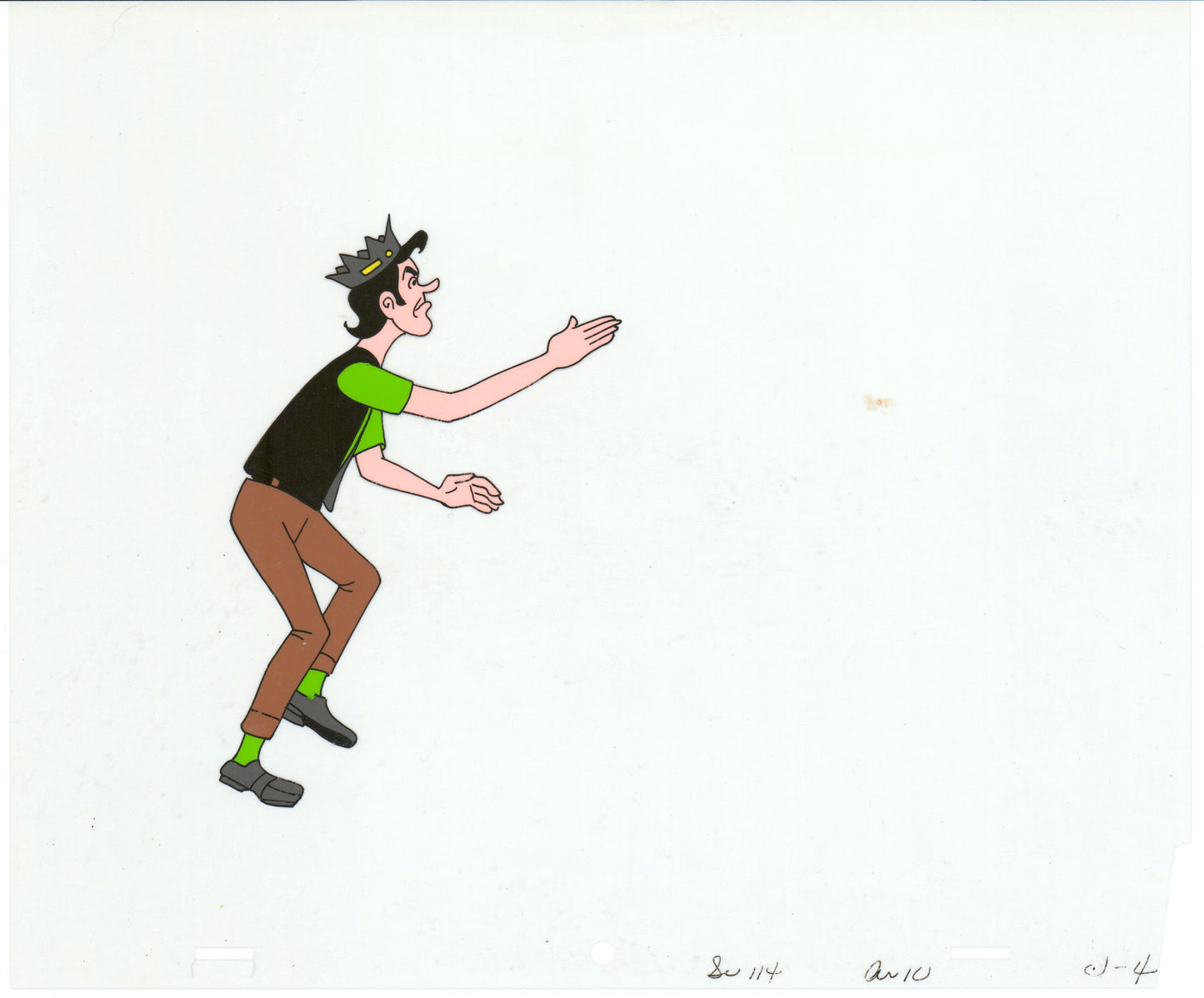 Archie Production Animation Art Cel Setup from Filmation 1968-1969 b2052