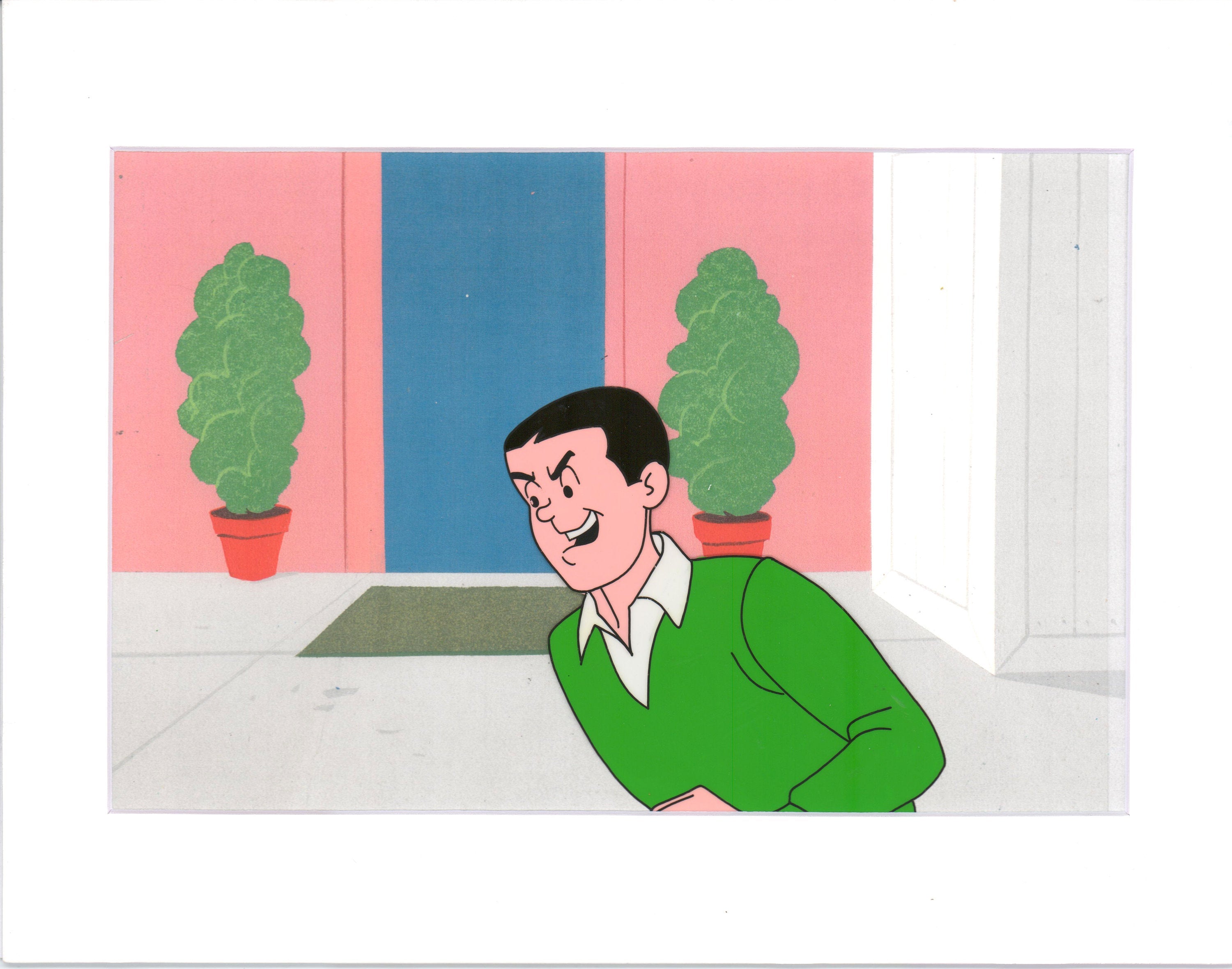 Archie Fimation Archie Production Animation Art Cel Setup from Filmation 1968-1969 b20 ...